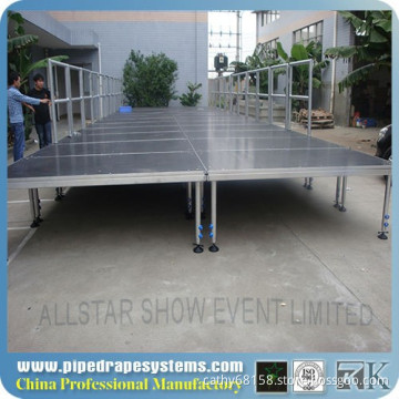 4'x4' 1mx1m outdoor event show aluminum plywood portable portable puppet stage